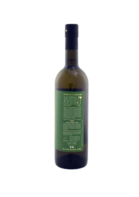 Bouteille 0.75l Huile d'Olive Vierge Extra Portugal Puissante - Cuvée première semaine de récolte « Outubro Verde » bio*