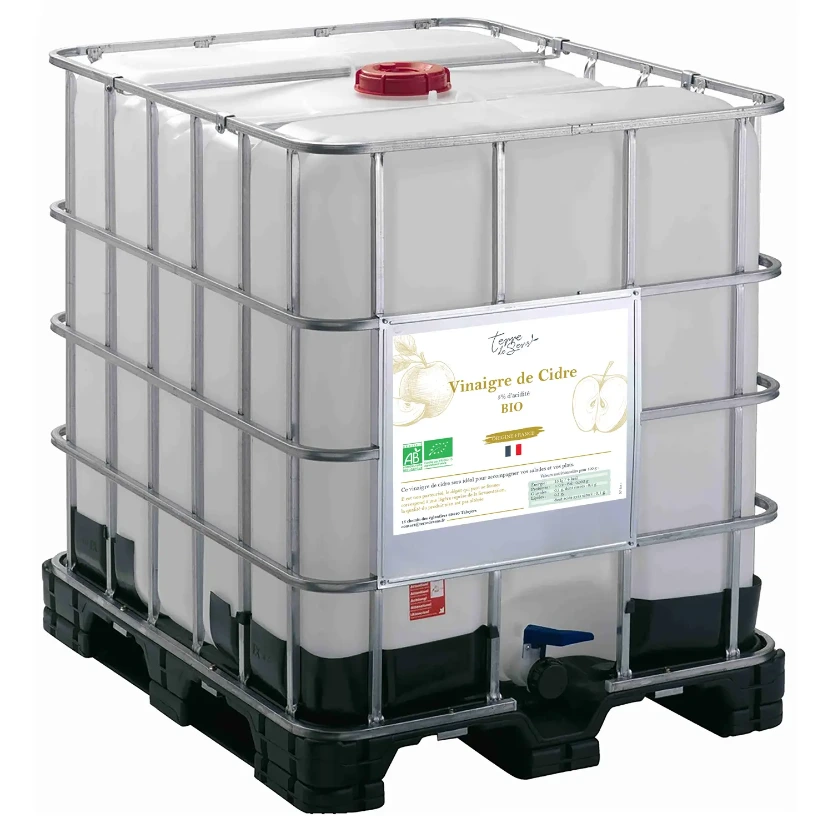 [VC FR] IBC 1000L Vinaigre de Cidre France bio*