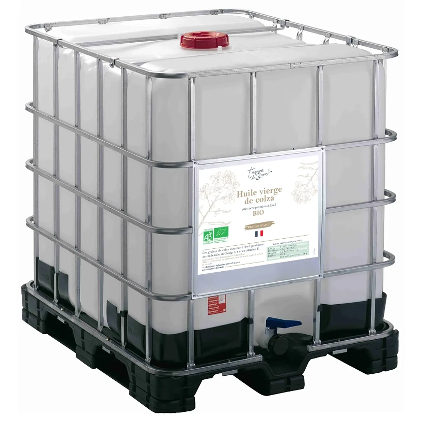 [HC FR] IBC 1000L Huile de Colza Vierge France bio*