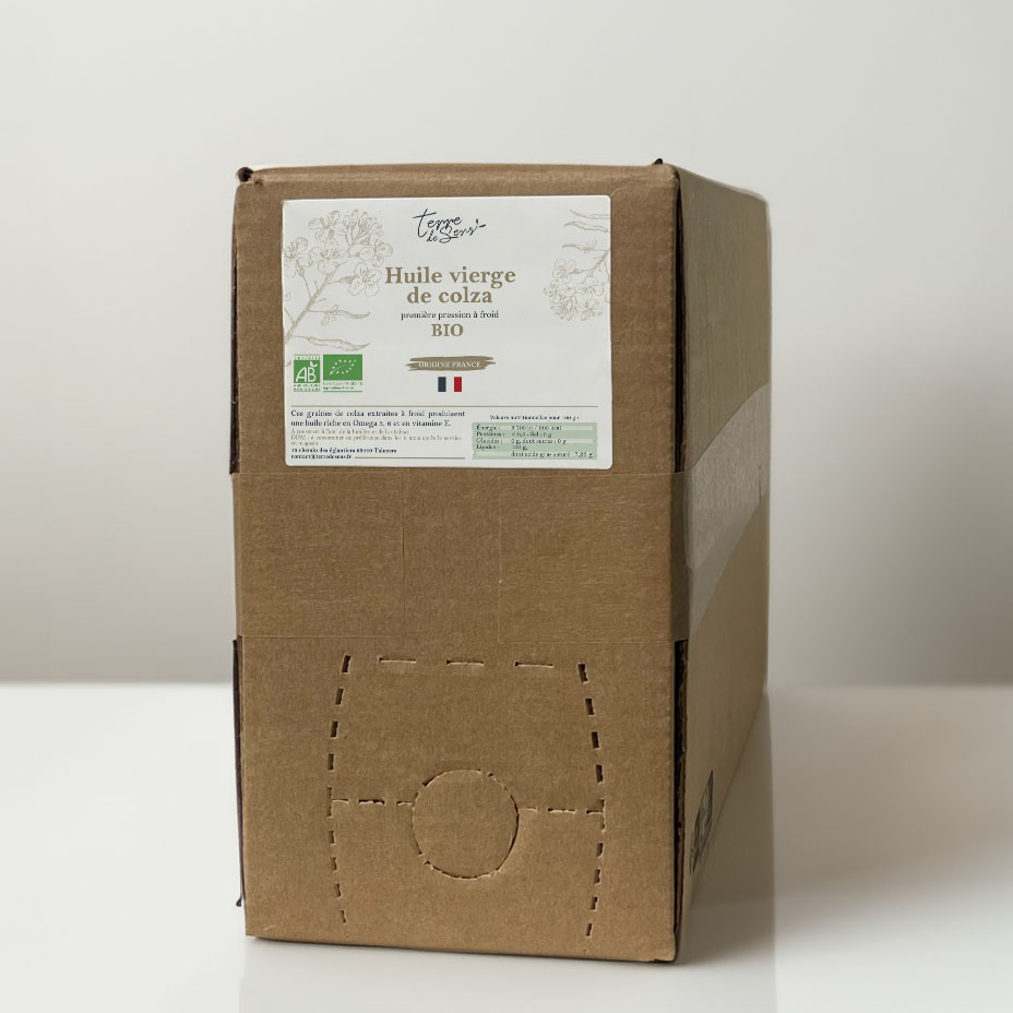 BIB 10l Huile de Colza Vierge France bio*