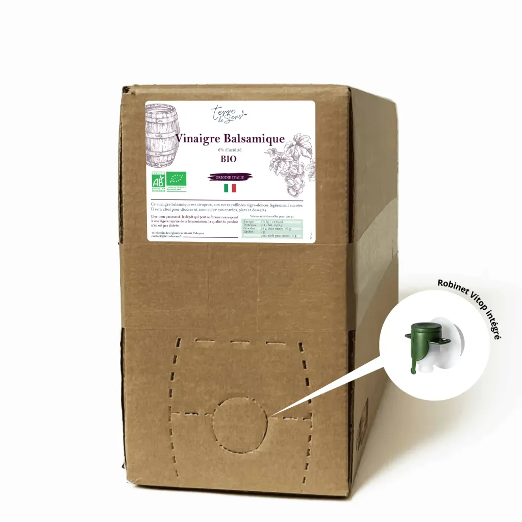 [VB IT] BIB 10l Vinaigre Balsamique Italie bio*