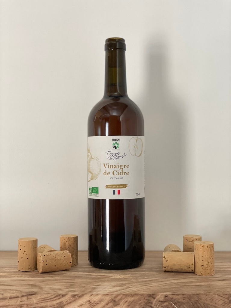 Bouteille 0.75l Vinaigre de Cidre France bio*C/R