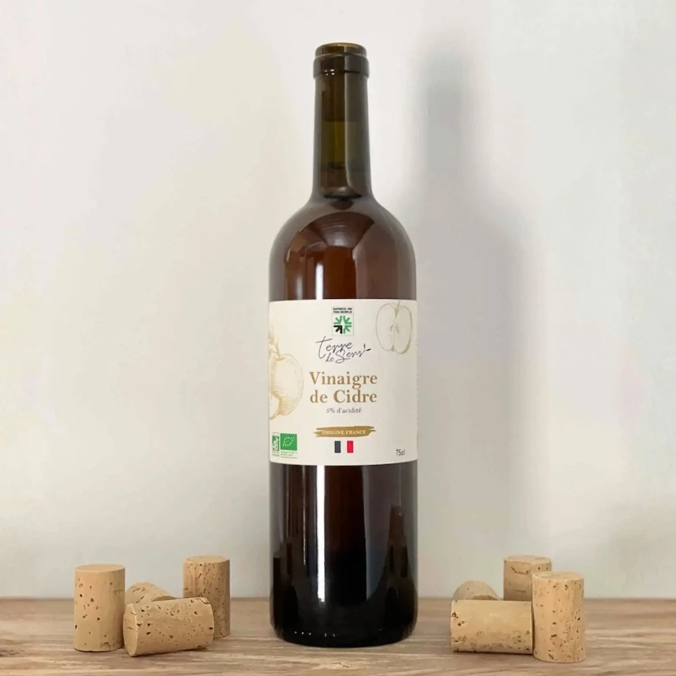 [VC FR] Bouteille 0.75l Vinaigre de Cidre France bio*C/R