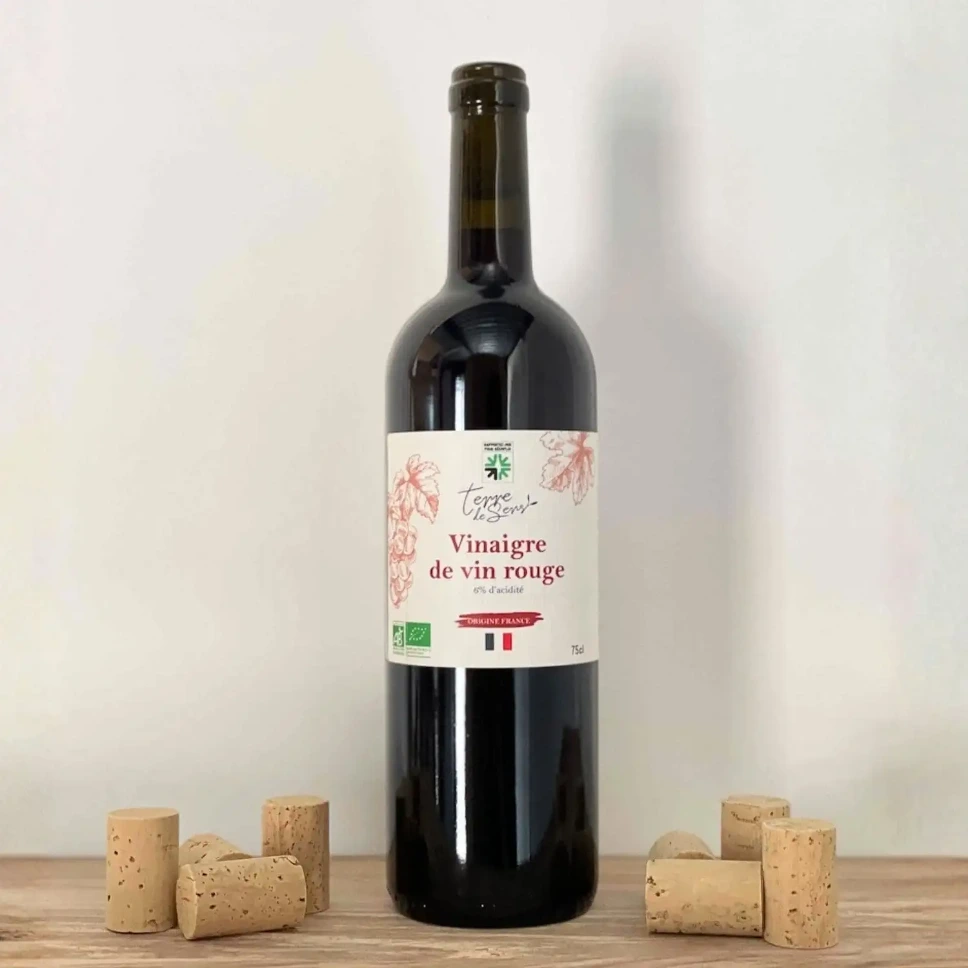 Bouteille 0.75l Vinaigre de Vin Rouge France bio*C/R
