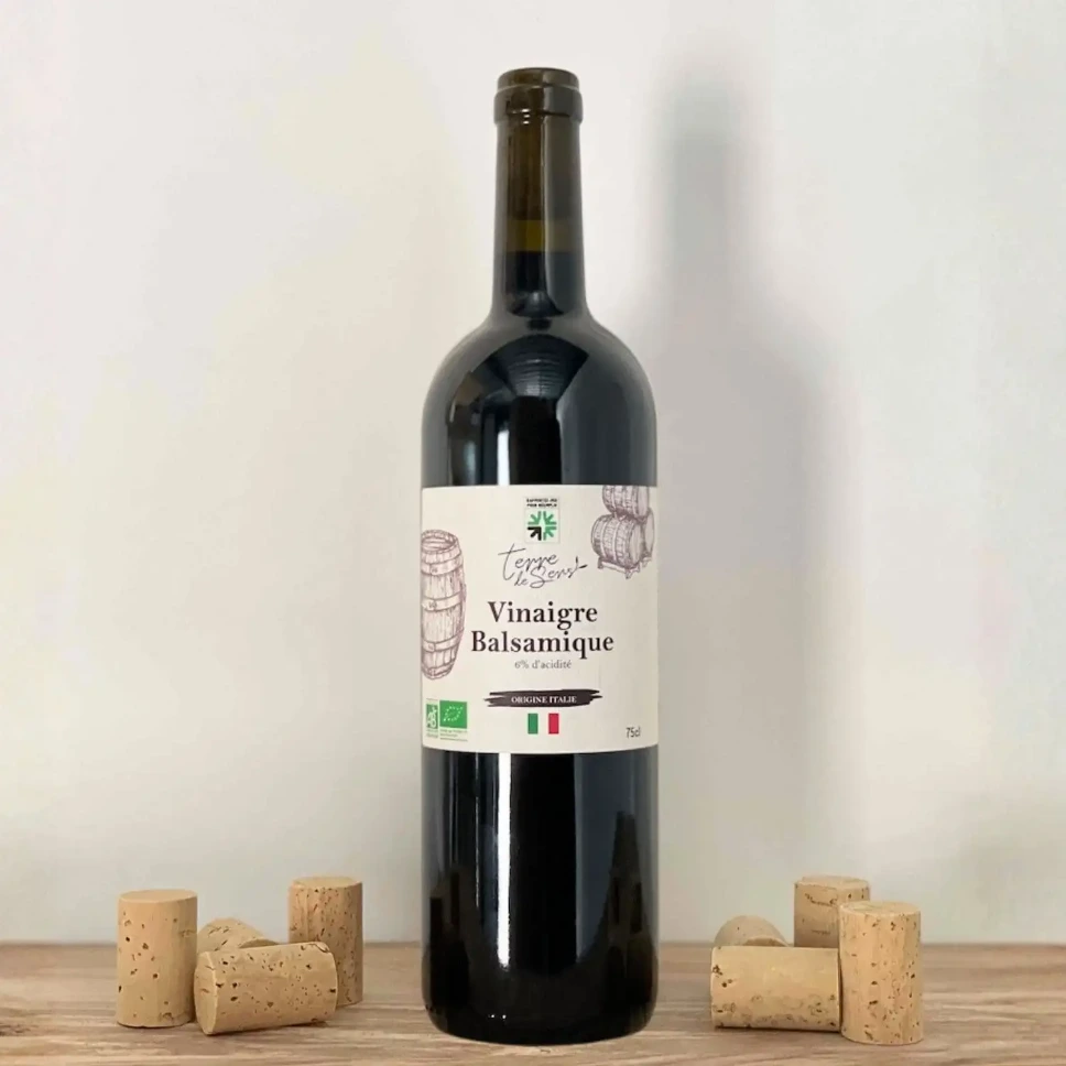 Bouteille 0.75l Vinaigre Balsamique Italie bio*C/R "Il Dolce Balsamico" nouvelle recette