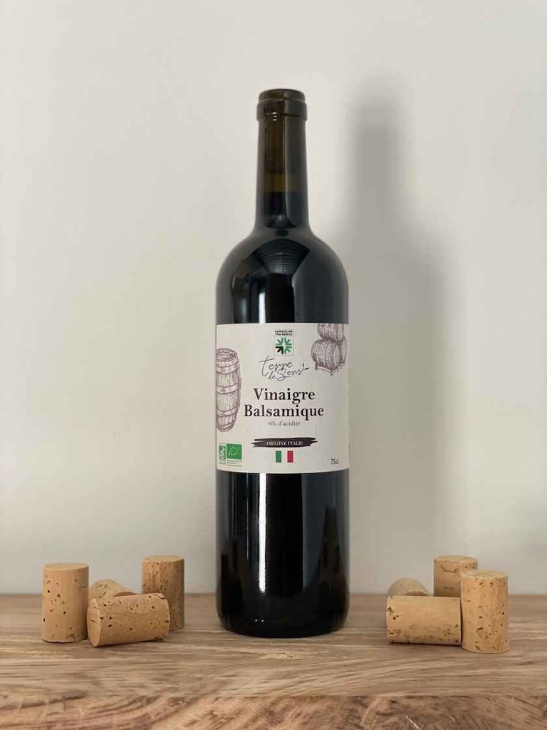 Bouteille 0.75l Vinaigre Balsamique Italie bio*C/R
