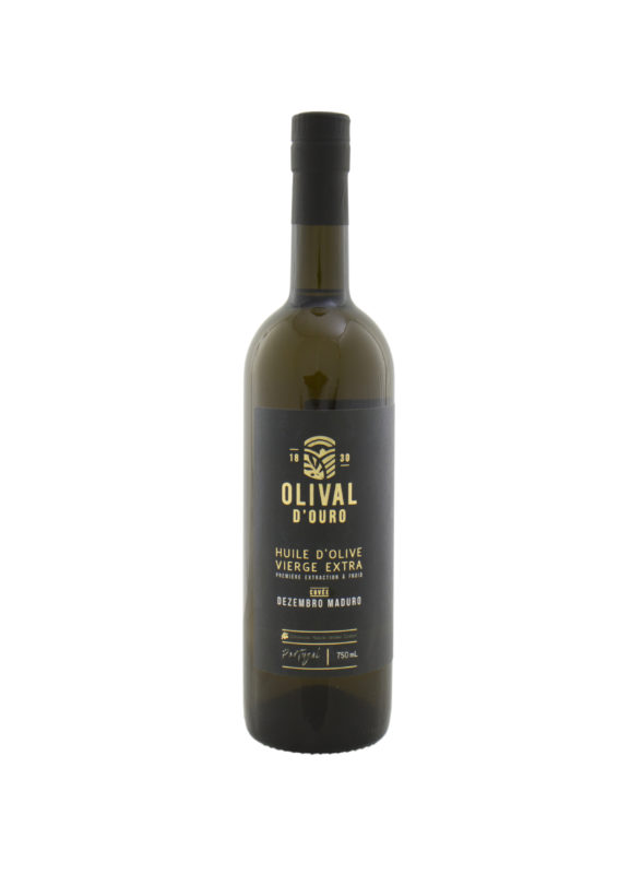[HOVE PT DM] Bouteille 0.75l Huile d'Olive Vierge Extra Portugal Mûre - Cuvée dernière semaine de récolte « Dezembro Maduro » bio*