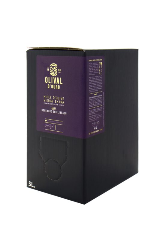 BIB 5l Huile d'Olive Vierge Extra Portugal Equilibrée - Cuvée récolte intermédiaire « Novembre Equilibrado » bio*