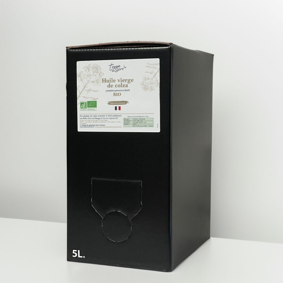 BIB 5l Huile de Colza Vierge France bio*