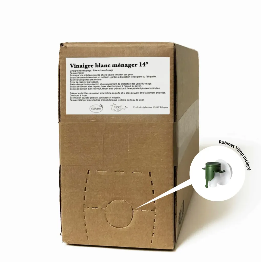 [VM FR] BIB 10l Vinaigre blanc ménager 14° France Ecocert