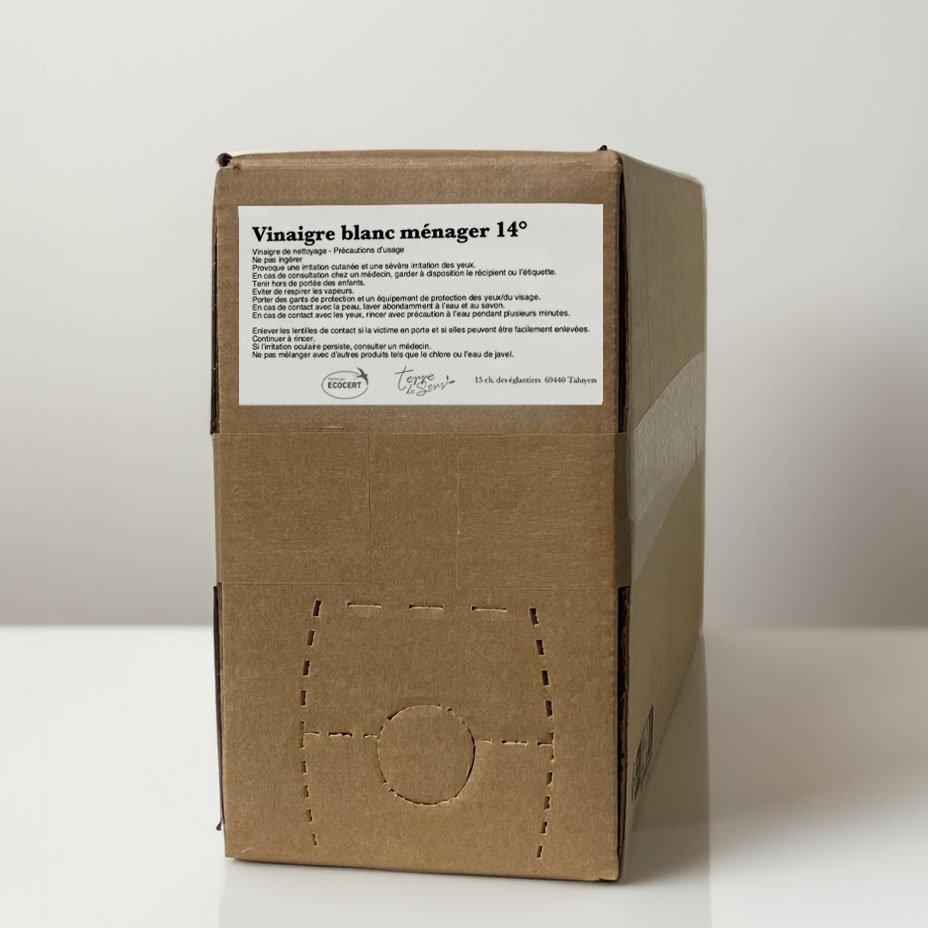 [VM FR] BIB 10l Vinaigre d'alcool MENAGER 14° France Ecocert