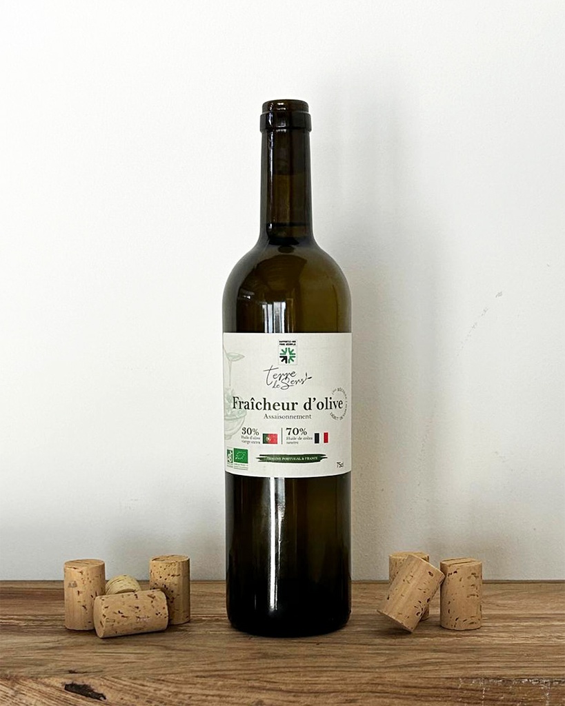 Bouteille 0.75l Huile Fraicheur d'olive bio* C/R
