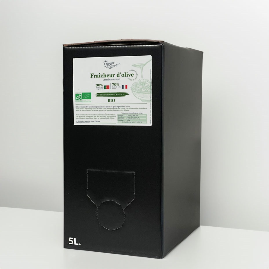 BIB 5l Huile Fraicheur d'olive bio 