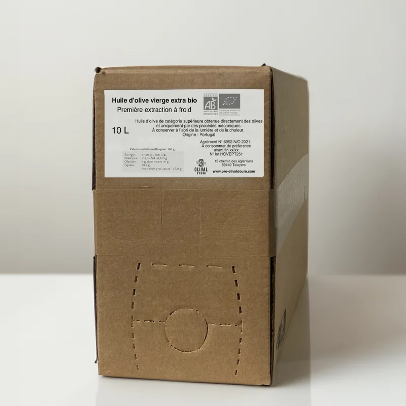 BIB 10l Huile d'Olive Vierge Extra Portugal bio*