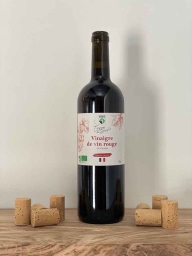 [VVR FR] Bouteille 0.75l Vinaigre de Vin Rouge France bio*C/R