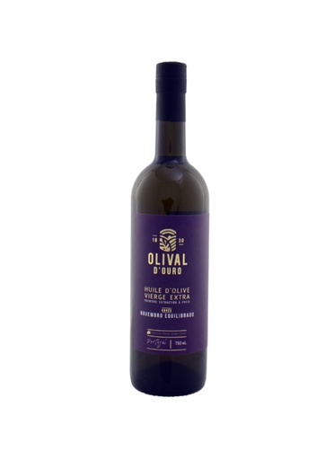 [HOVE PT NE] Bouteille 0.75l Huile d'Olive Vierge Extra Portugal Equilibrée - Cuvée récolte intermédiaire « Novembre Equilibrado » bio*