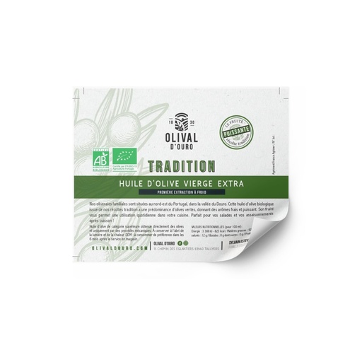 [HOVE PT P] ETQ pack 50 Huile d'Olive Vierge Extra Portugal Puissante bio* C/R 100*80mm